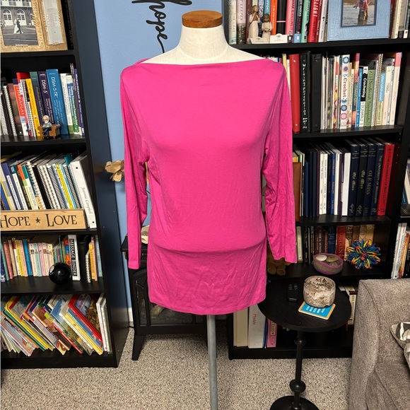 Old Navy Tops - Old Navy Vibrant Pink Long Sleeve Top